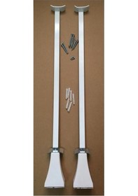 Resim Panel Radyatör Ayağı / Yer Konsolu 30 Cm Yere Sabitleme Beyaz 1 Çift 2 Adet 