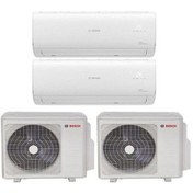 Resim Bosch Multi Split İnverter Klima 72000 Btu Dış 36+36 + 2 İç Ünite 24000 + 24000 Btu 