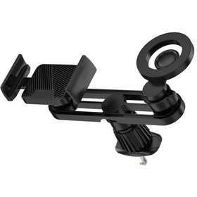 Resim Wiwu Wi-ch060 Gentleman Serisi 360 Derece Dönebilen 2in1 Araç Telefon Tutucu Siyah Siyah 