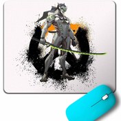 Resim Kendim Seçtim Overwatch Genjı Plate Heroes Steam Logo Mouse Pad 