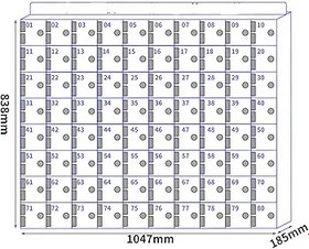 Resim Duvara Monte Cep Telefonu Soyunma Kutusu - Kilitlenebilir Akrilik Depolama Temiz Masalar için Kalınlaştırılmış Tasarım Personel ve Ofisler için Cep Telefonu Güvenlik Çözümü 