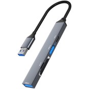 Resim Ads-806a 5-1 Arada Kart Okuyucu Usb-a-usb3.0 + Usb2.0 + Tip-c + Sd/tf Yuvası Usb Hub, Boyut:ads-806a 