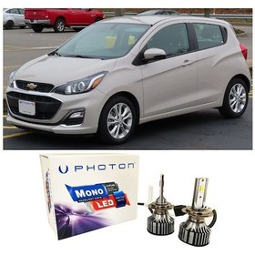 Resim Chevrolet Spark Led Xenon Uzun + Kısa Far Ampulü H4 Mono Yeni Seri Beyaz 