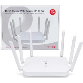 Resim Apronx Cp109 Pro 4g Mobile 6 Antenli Wifi Router Wifi 6 + 300mbps 5000mah Batarya 4g Lte Taşınabilir Modem 