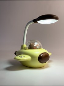 Resim bakgelal Çocuk Odası Uçak Tasarımlı LED Masa Lambası, Dekoratif Bebek Odası Işığı, Sevimli Figürlü 