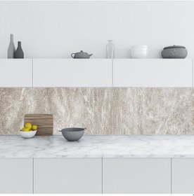 Resim Mutfak Tezgah Arası Folyo Fayans Kaplama Folyosu Mermer Doku Taş 