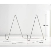 Resim Artvek Dekorasyon Geometrik Resim Çerçevesi Tutucu Masa Tablet Şövale Standı Gümüş 