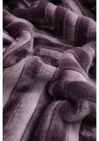 Resim Ecosse Blank Set Agossa Versace Battaniye Seti Mürdüm - 