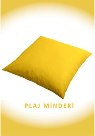Resim Dekosoy Plaj Minderi 70cmx70cm Sarı 