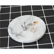 Resim Webdesepet Gelin Damat Takı Set Mini Taç Broş Sarı Ve Gri Taşlı Broş Yaka Iğnesi Set Moda Broş Iğneler 