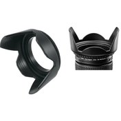 Resim Canon 800D 100D 200D 1100D 18-55 MM Lens için Yaprak Parasoley 