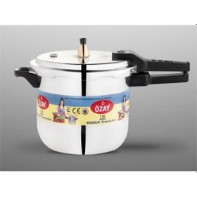 Resim Özay Termo Düdüklü Tencere 8 Litre Gümüş 