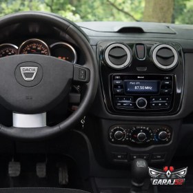 Resim Dacia Duster Uyumlu Orijinal Radyo Teyp (Cd’siz) Yeni Versiyon Beyaz Ekranlı 280218771R 