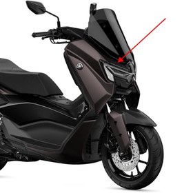 Resim Yamaha Nmax 125 Tech Max 2025 Far Üstü Grenaj Parlak Siyah- Dark Magma - BLSF286500P1 