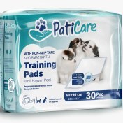 Resim Paticare Köpek Tuvalet Eğitim Pedi Yapışkanlı 60x90cm 30'lu Mavi 