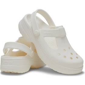 Resim Crocs Classic Mary Jane Clog K Çocuk Terlik - Ekru 