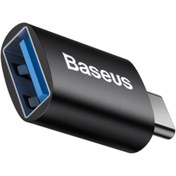 Resim Baseus Ingenuity Mini OTG Adaptör Type-C to USB 3.1-Siyah ZJJQ000001 