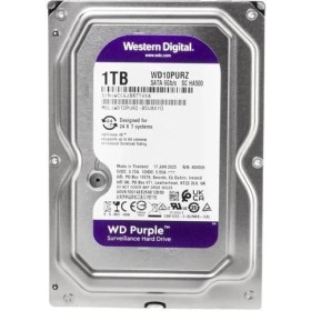 Resim Western Digital Purple WD10PURZ 1 Tb Sata 6gb/s 7-24 Güvenlik Harddisk 