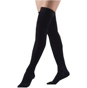 Resim Medikaltec Dizüstü Burnu Kapalı Ccl2 Siyah Varis Çorabı 1 Numara 