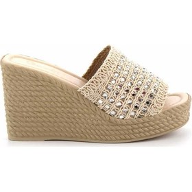 Resim Bej Kadın Terlik K04566771216 Bej 