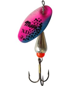 Resim Alabalık Turna Döner Olta Kaşık - Mepps - Xd Gümüş/gökkuşağı No:3 