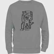 Resim Gül Döktüm Kadehlerine Viskili Sweatshirt 