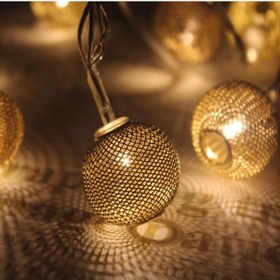 Resim Orbus Metal Led Işık Zinciri 10 Adet Metal Led Usb'li 1.5metre 