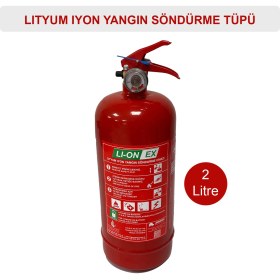Resim Nivofire Lityum-Iyon Batarya Yangın Söndürme Tüpü 6 Litre 