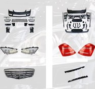 Resim Mercedes W221 S Serisi Uyumlu S63-S65 Body Kit Far Stop Dahil 
