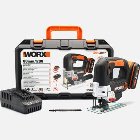 Resim Worx WX543 20VOLT 2.0AH Li-Ion Profesyonel Dekupaj Testere 