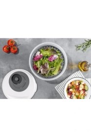 Resim Esmo Home Promosyonca Kaliteli Sebze Kurutucu, Salata Kurutma Makinesi (Siyah) 