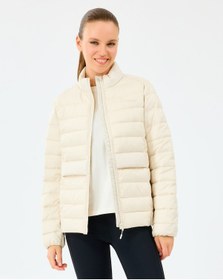 Resim Skechers W Padded Jacket Kadın Ecru Mont S242063-1983 Ekru 