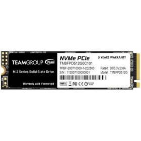 Resim Team MP33 Pro 512GB 2400/2000MB/s NVMe PCIe Gen3x4 M.2 SSD Disk (TM8FPD512G0C101) 