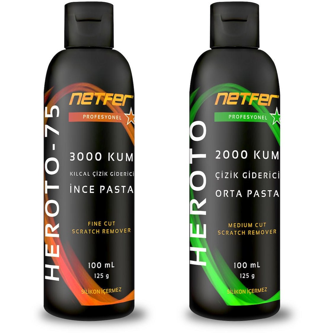 Netfer 2'li İnce Orta Pasta Set - 2x100 mL Fiyatı ve Özelliklerı - Badem