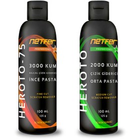 Resim Netfer 2'li İnce Orta Pasta Set - 2x100 mL 