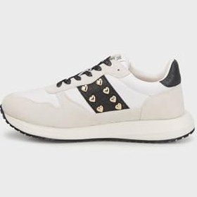 Resim Love Moschino Hakiki Deri Süet Detaylı Sneaker Ayakkabı Bayan AYAKKABI JA15403G1MIAM10A 