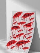 Resim Sticker Market Sticker Seti, Düz Yüzeyler Için A4 Boyutu Çıkartma Etiket Seti 