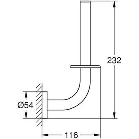 Resim Grohe Essentials Yedek Tuvalet Kağıtlığı 40385gl1 