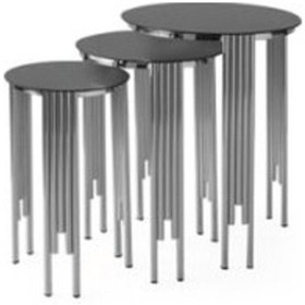 Resim Mobilgen Sütun Zigon Sehpa Siyah - Altın 