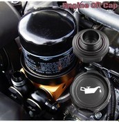 Resim Cloudstore Honda Serisi Siyah Evrensel Motor Yağ Kapağı Alüminyum Alaşım Modifiye Yükseltme 