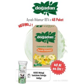 Resim Doğadan 48 Al 44 Öde Ayvalı Ihlamur Çay 18'li Ve Rosie Pamuk 