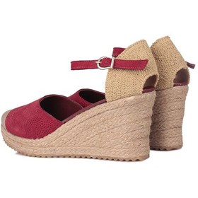 Resim Fitbas 6215 627 Kadın Bordo Büyük & Küçük Numara Ayakkabı 