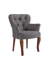 Resim Iona Comfortcraft Luxe Berjer - Kafe Otel Mutfak Sandalyesi Tekli Koltul Gri 