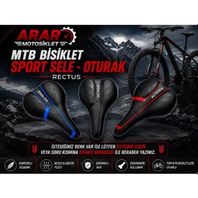 Resim Mtb Bisiklet Sport Sele-oturak Karışık Renk Rectus-arr3112 Siyah 