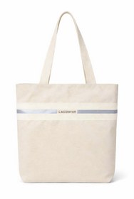 Resim Lacomfor Fermuarlı Tote Bag Plaj Omuz Çantası Oxford Kumaş İç Cepli Mini Cüzdanlı 37x43 cm 