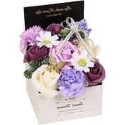 Resim Pazly Suntek Sabun Öğretmenler Mor Magideal Kutusu İçin Günü Çiçek Xg 