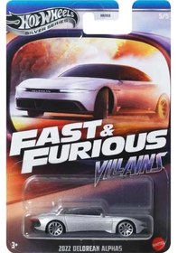 Resim Hot Wheels 2022 Delorean Alpha5 Fast And Furious Gri 