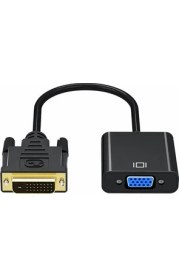 Resim Platoon DVI To VGA Aktif Dönüştürücü Kablo (Dvi-D Erkek - Vga) DVI VGA 