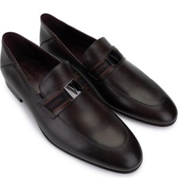 Resim Valentıno Erkek Hakiki Deri Kahverengi Loafer Ayakkabı 667 20090 Erk Ayk Y23 Brown 