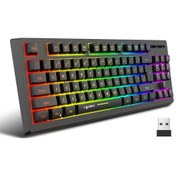 Resim Hxsj L100 RGB Kablosuz Klavye 